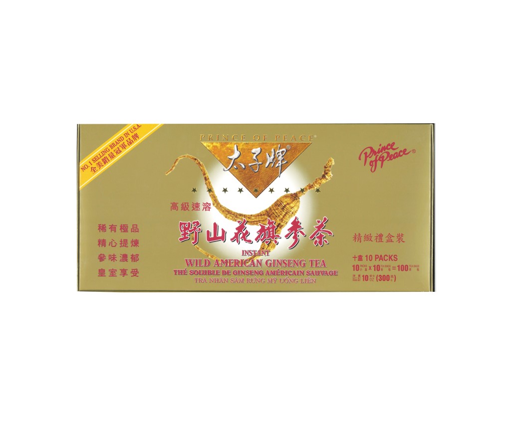 野山花旗參速溶茶100包盒裝 2盒